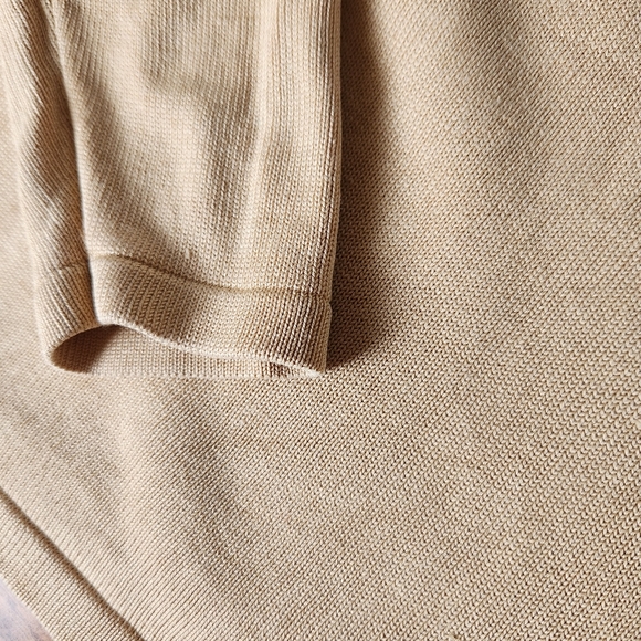 Vintage Sweater 100% Silk Kevo, Mock Turtleneck, Long Sleeve, Size Petite Small - Picture 3 of 7